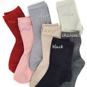 Shiny sparkle glitter socks